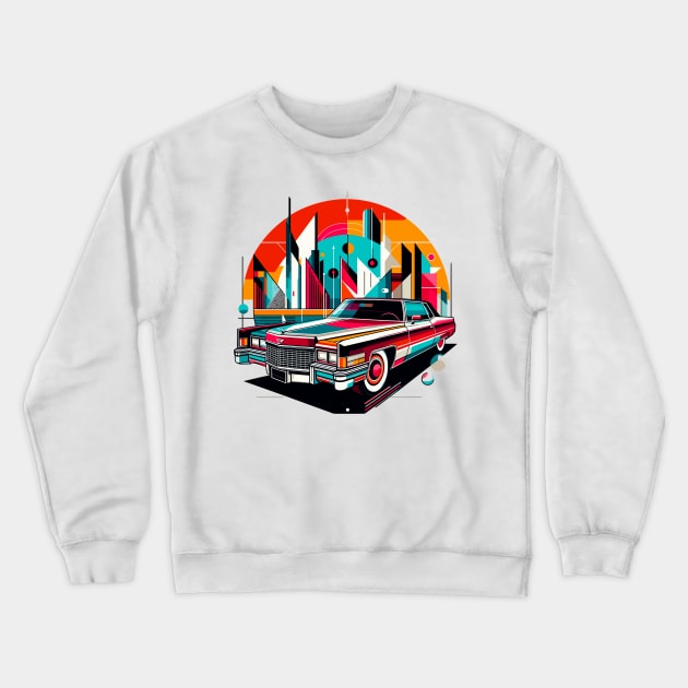 Cadillac DeVille Crewneck Sweatshirt by Vehicles-Art